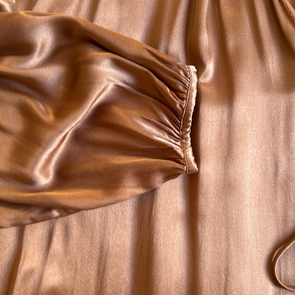 By Malene Birger NWT Lemona dress in bronze viscose size L / 44 - Picture 9 of 12